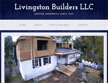 Tablet Screenshot of livingstonbuildersllc.com